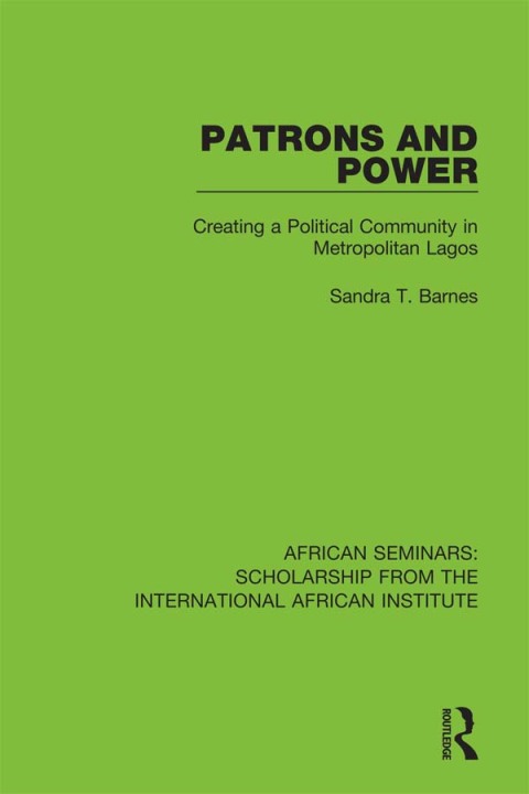 Cover image for book Patrons and Power