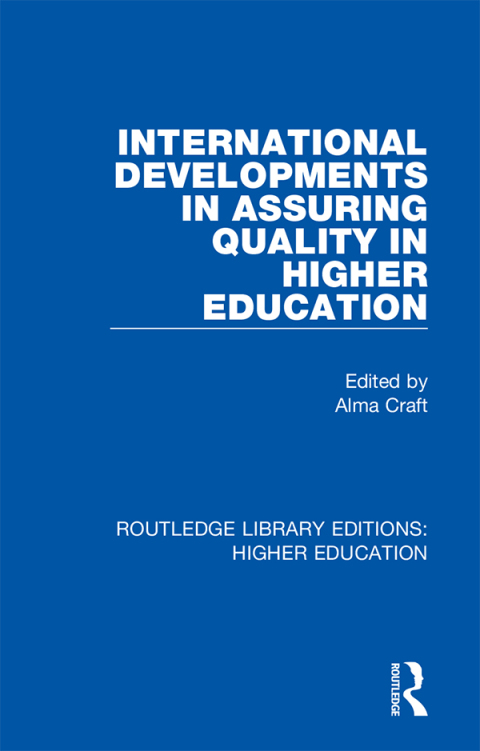 Cover image for book International Developments in Assuring Quality in Higher Education