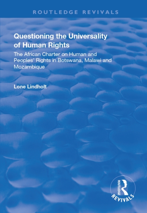 Cover image for book Questioning the Universality of Human Rights