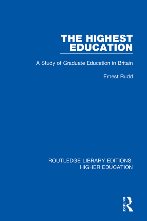 Cover image for book The Highest Education