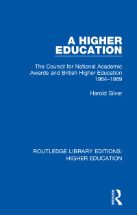Cover image: A Higher Education 1st edition 9781138332430
