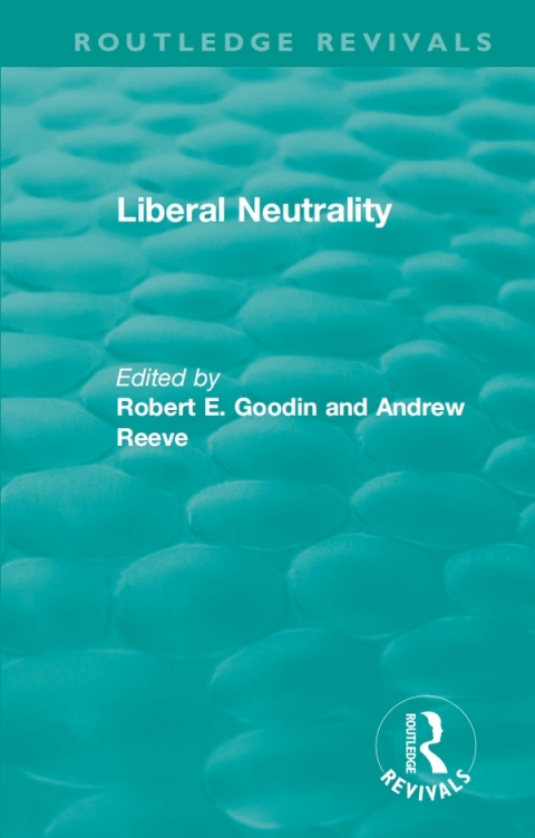 Cover image for book Liberal Neutrality