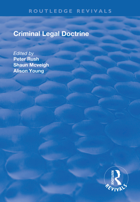 Cover image for book Criminal Legal Doctrine