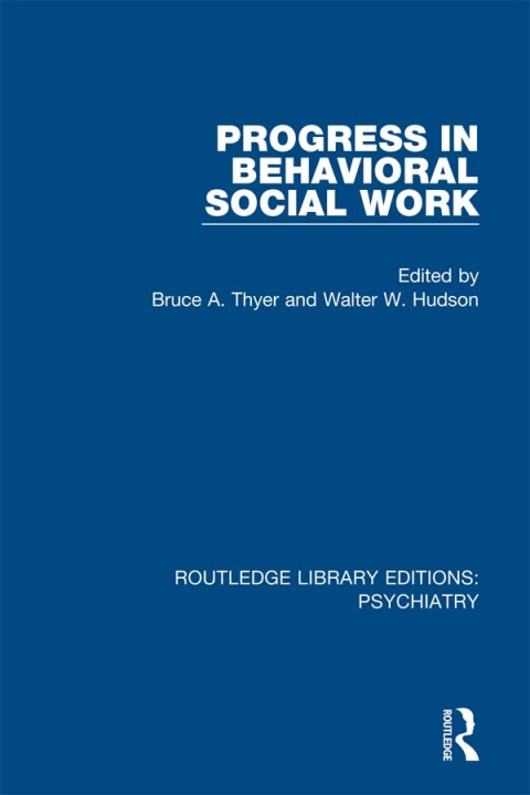 Cover image for book Progress in Behavioral Social Work