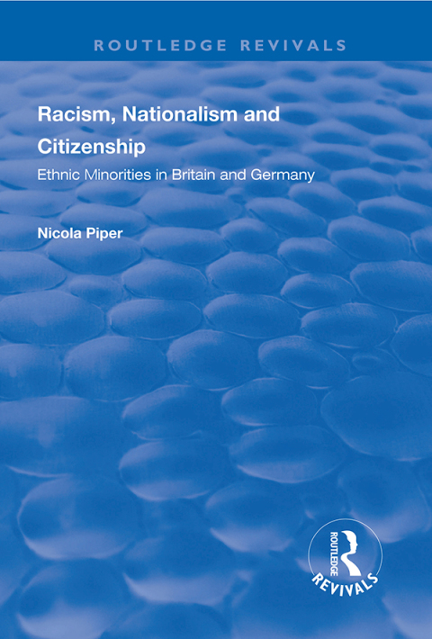 Cover image for book Racism, Nationalism and Citizenship