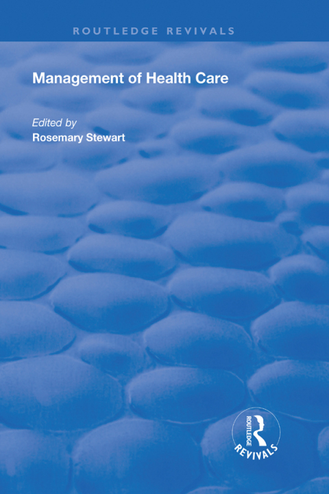 Cover image for book Management of Healthcare