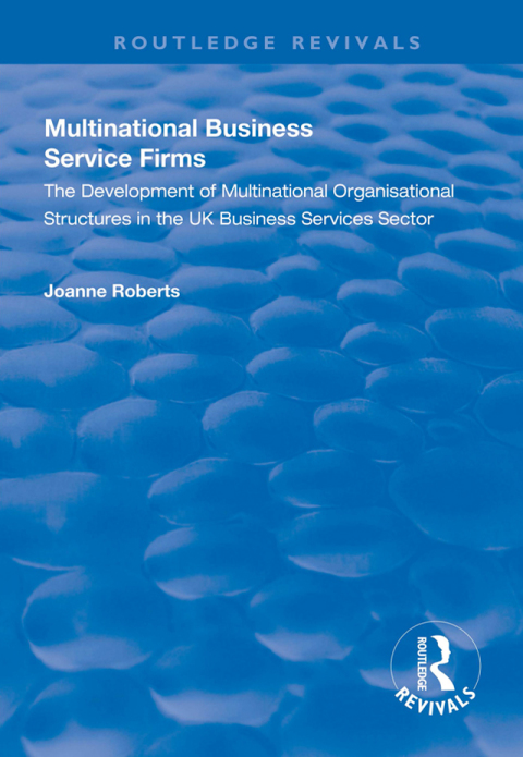 Cover image for book Multinational Business Service Firms