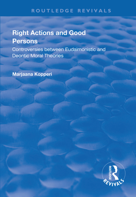 Cover image for book Right Actions and Good Persons