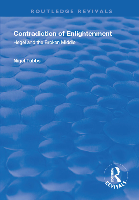 Cover image for book Contradiction of Enlightenment