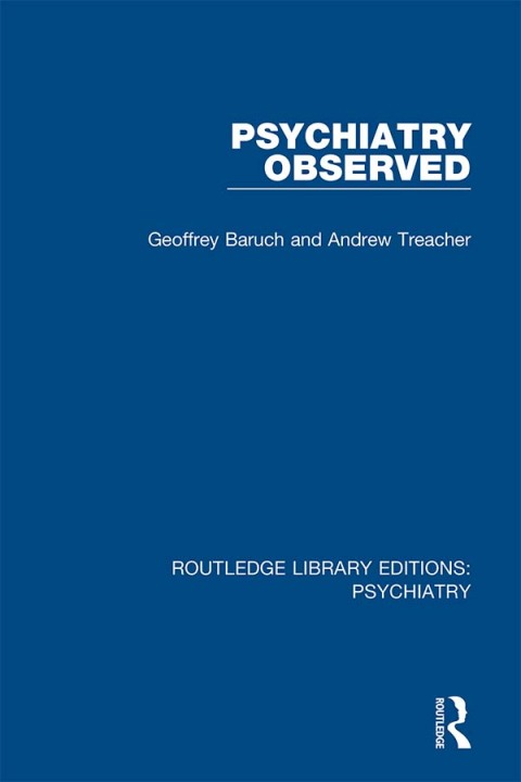 Cover image for book Psychiatry Observed