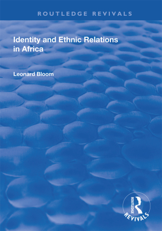 Identity and Ethnic Relations in Africa