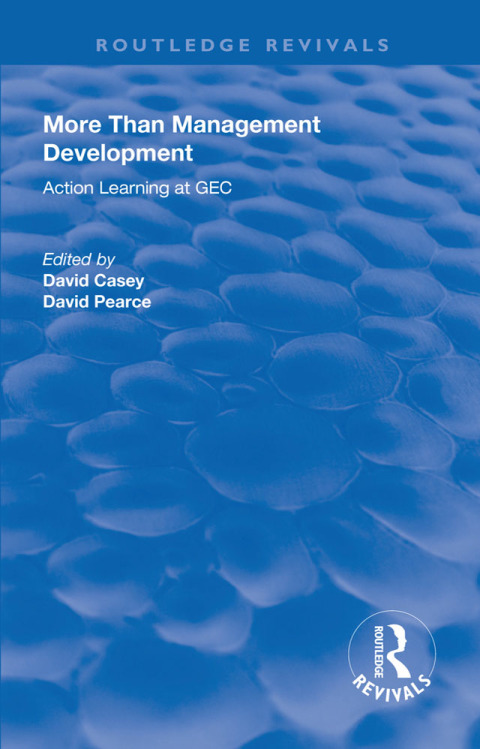 Cover image for book More Than Management Development