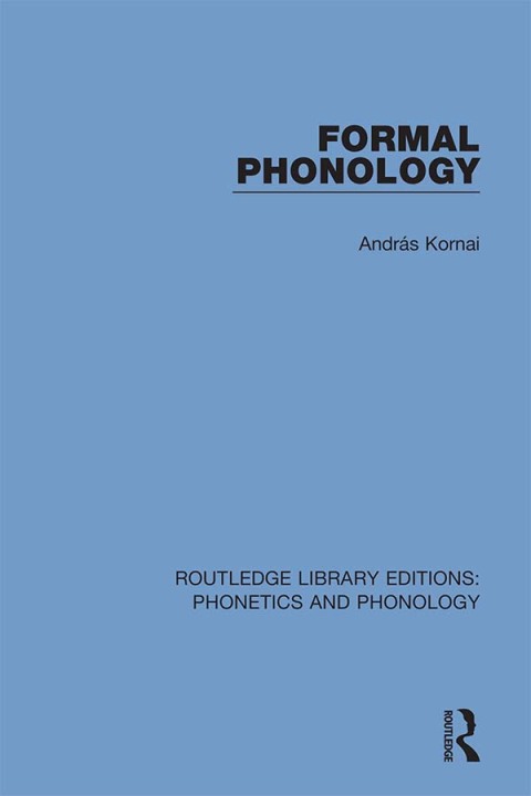 Cover image for book Formal Phonology