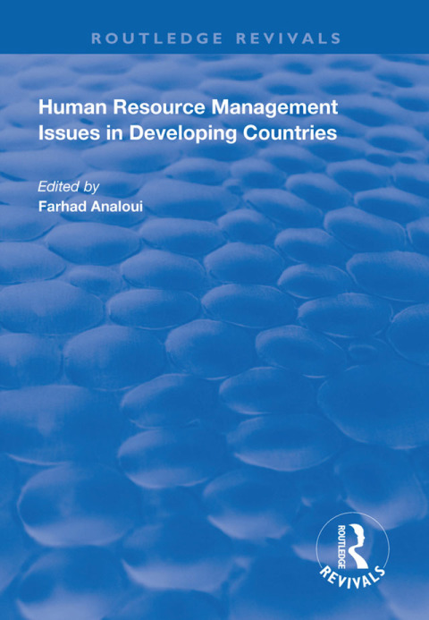 Cover image for book Human Resource Management Issues in Developing Countries