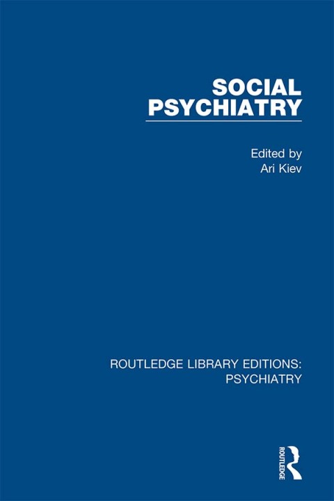 Cover image for book Social Psychiatry