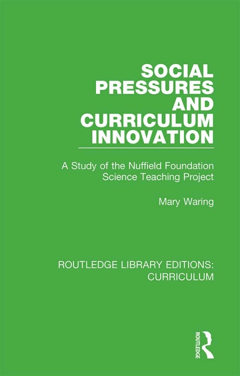 Cover image for book Social Pressures and Curriculum Innovation