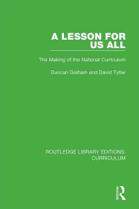 Cover image: A Lesson For Us All 1st edition 9781138321670