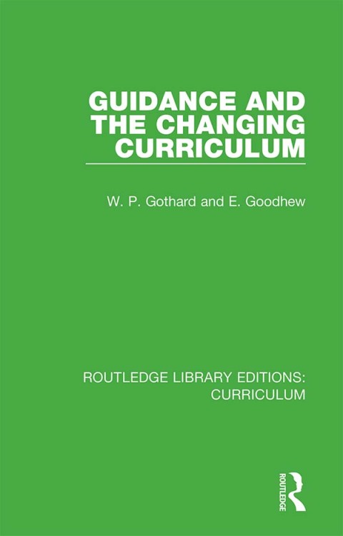 Cover image for book Guidance and the Changing Curriculum