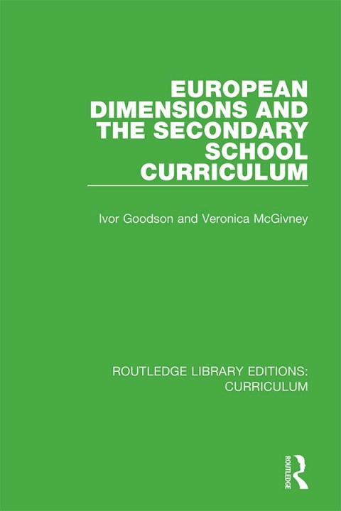 Cover image for book European Dimensions and the Secondary School Curriculum