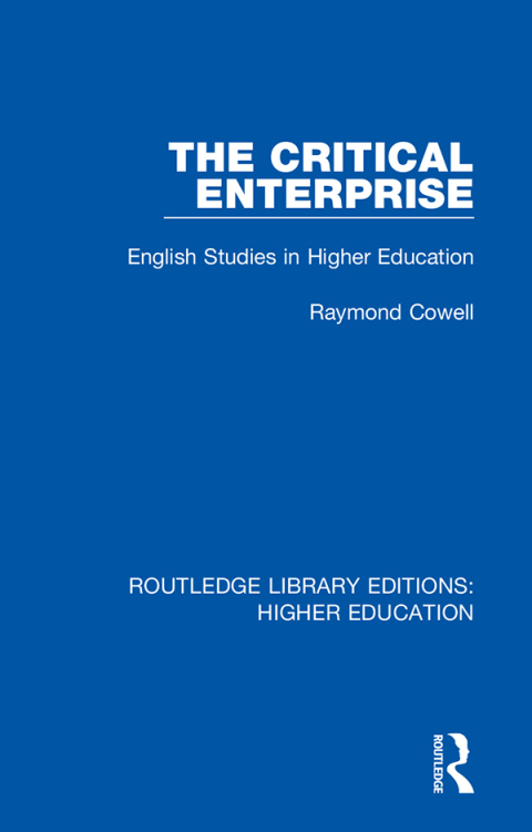 Cover image for book The Critical Enterprise