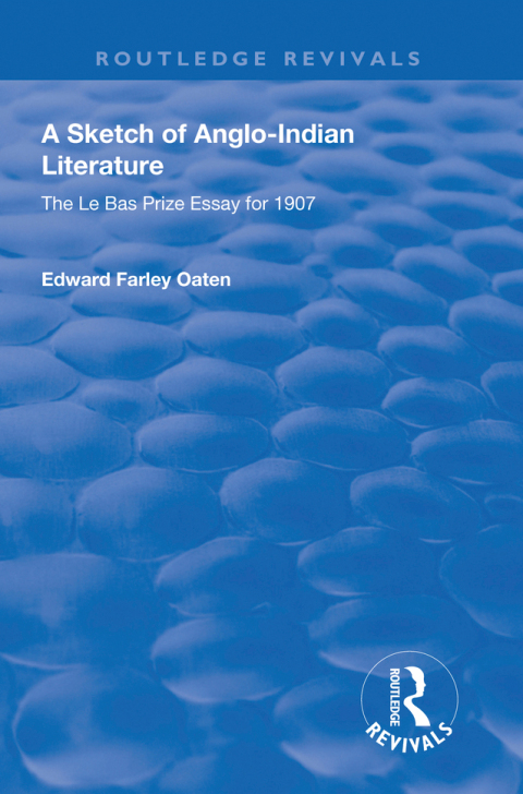 Cover image for book A Sketch of Anglo-Indian Literature