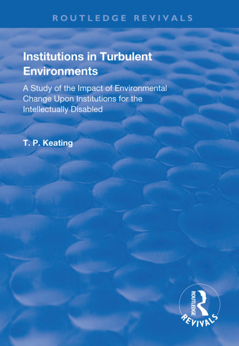 Cover image for book Institutions in Turbulent Environments