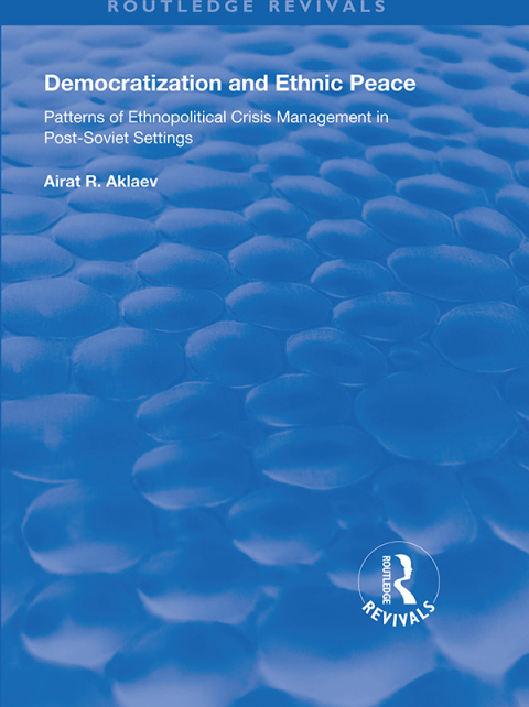 Cover image for book Democratization and Ethnic Peace