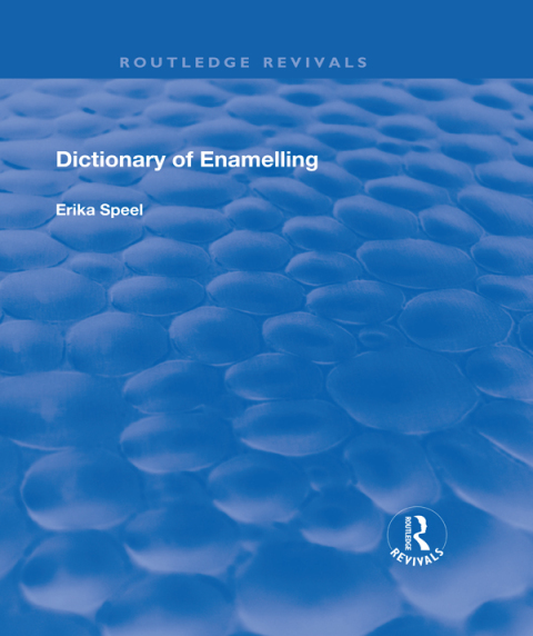 Cover image for book Dictionary of Enamelling