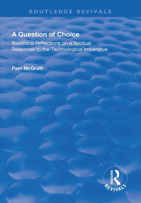 Cover image for book A Question of Choice