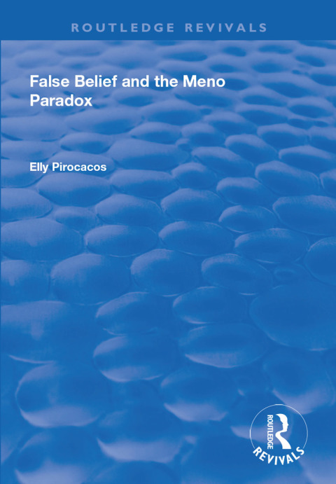 Cover image for book False Belief and the Meno Paradox