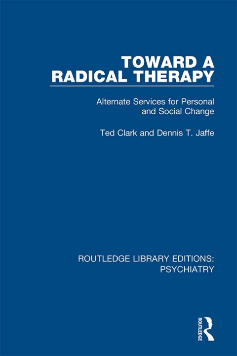 Cover image for book Toward a Radical Therapy