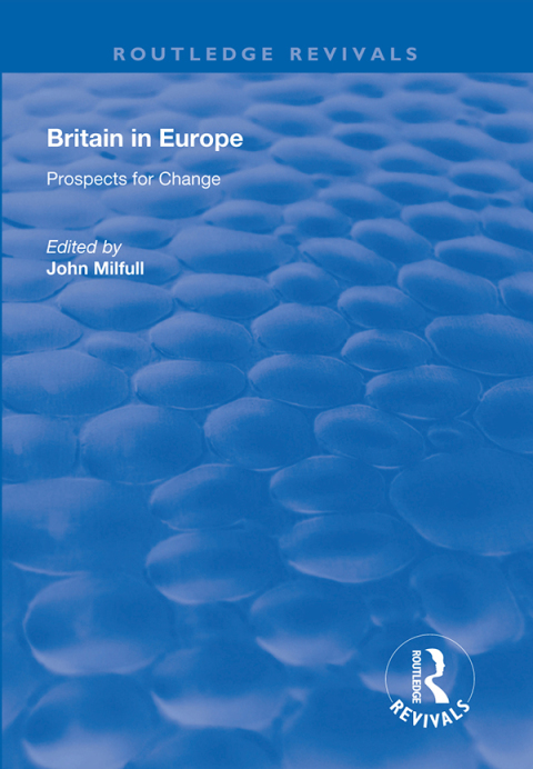 Cover image for book Britain in Europe