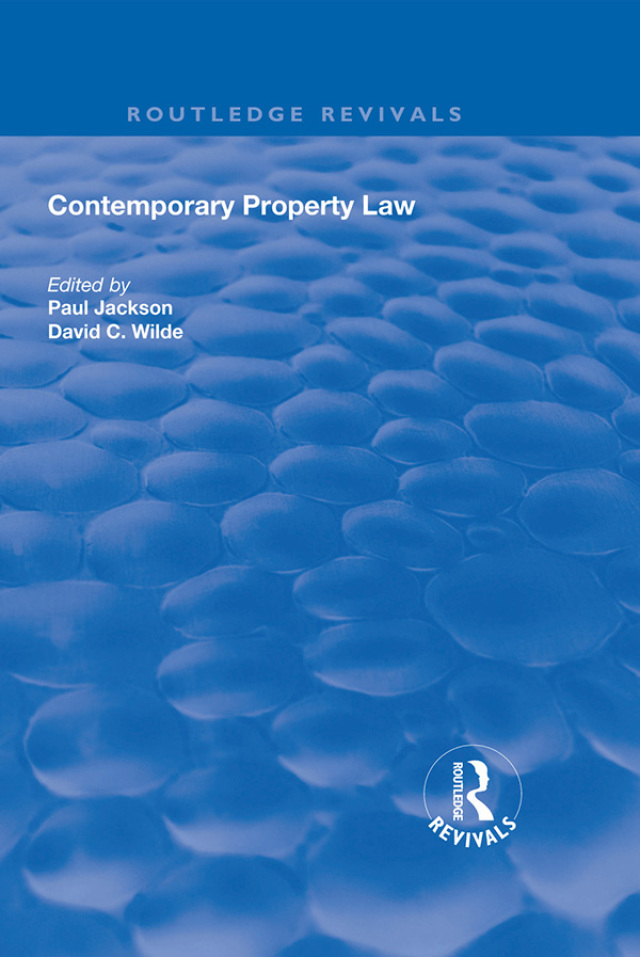 Contemporary Property Law