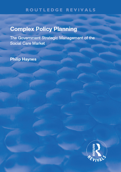 Cover image for book Complex Policy Planning