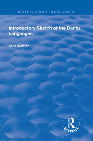 Introductory Sketch of the Bantu Languages