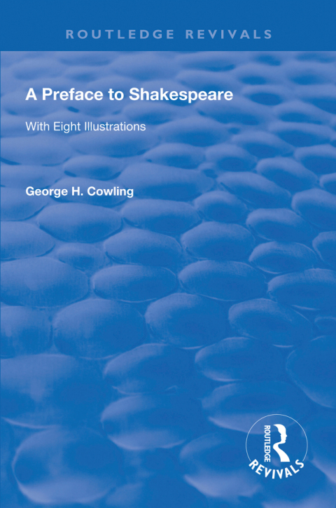 Cover image for book A Preface to Shakespeare (1925)