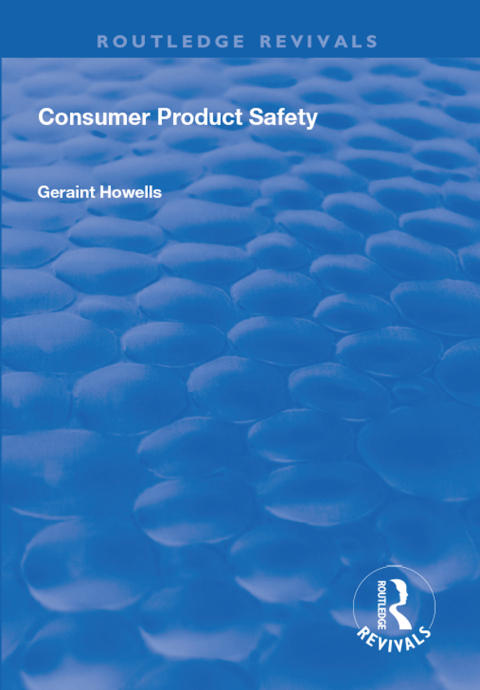Cover image for book Consumer Product Safety