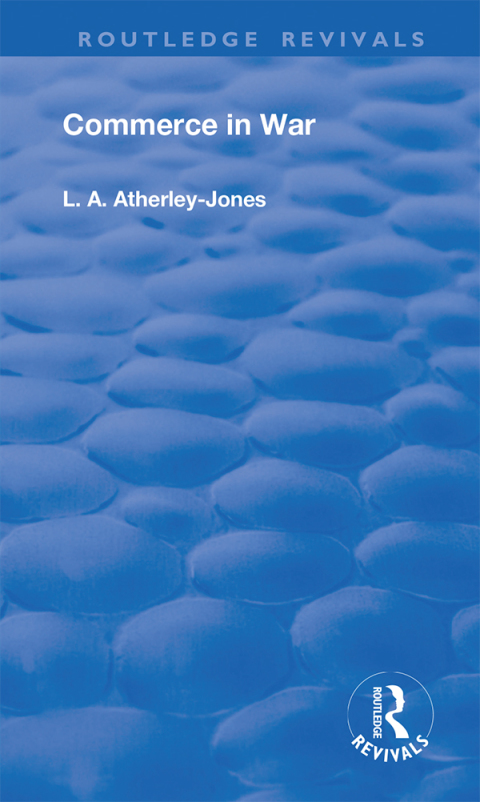 Cover image for book Commerce in War
