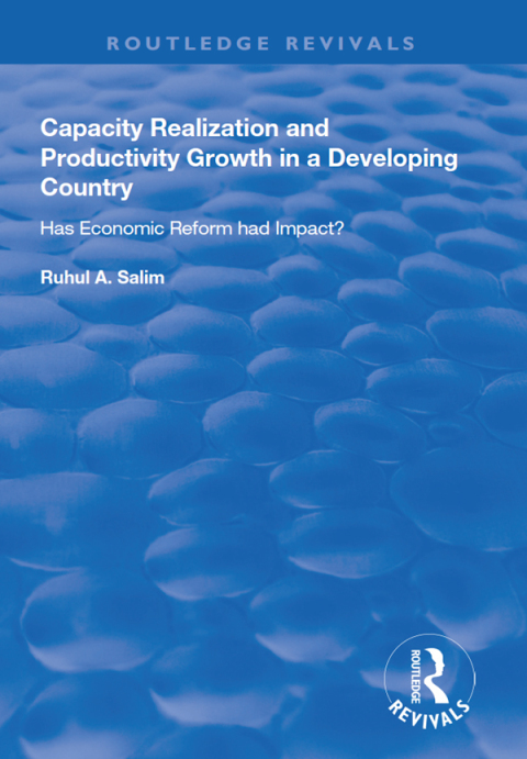 Cover image for book Capacity Realization and Productivity Growth in a Developing Country