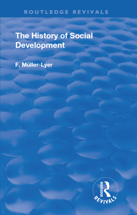 Cover image for book The History of Social Development