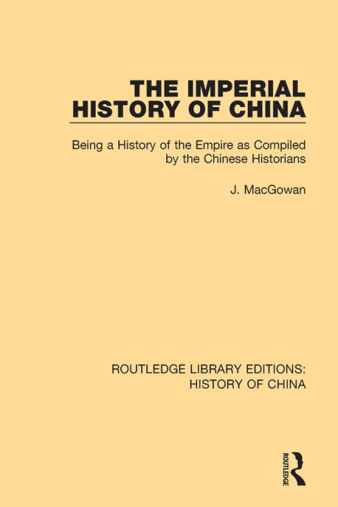 Cover image for book The Imperial History of China
