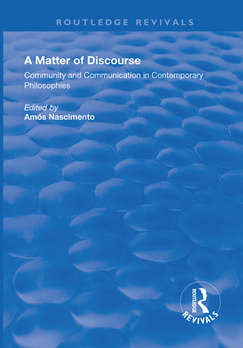 Cover image for book A Matter of Discourse