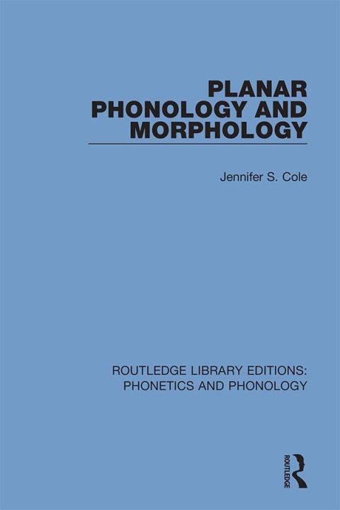 Cover image for book Planar Phonology and Morphology