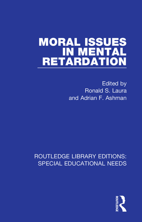 Cover image for book Moral Issues in Mental Retardation