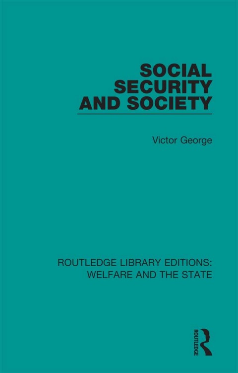 Cover image for book Social Security and Society