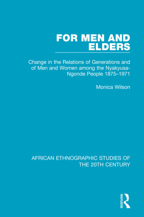 Cover image for book For Men and Elders
