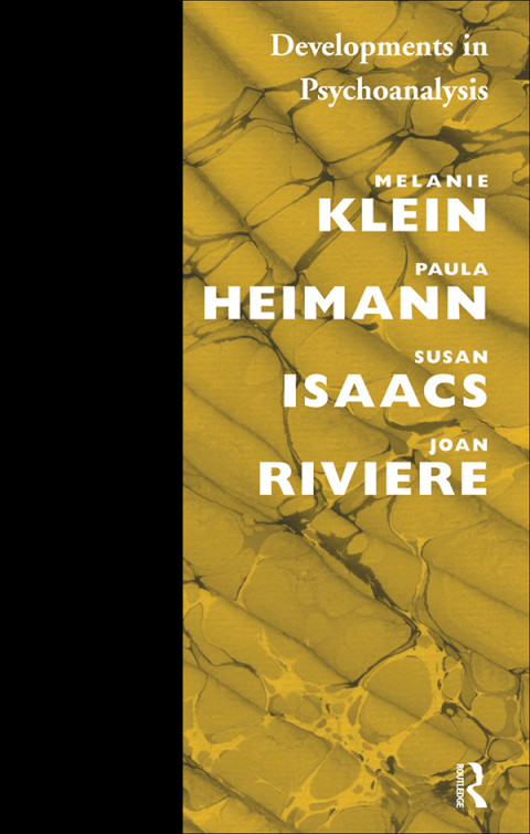 Cover image for book Developments in Psychoanalysis