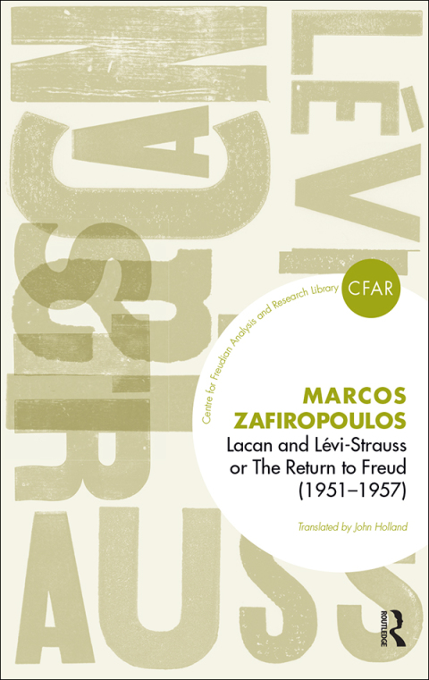 Cover image for book Lacan and Levi-Strauss or The Return to Freud (1951-1957)