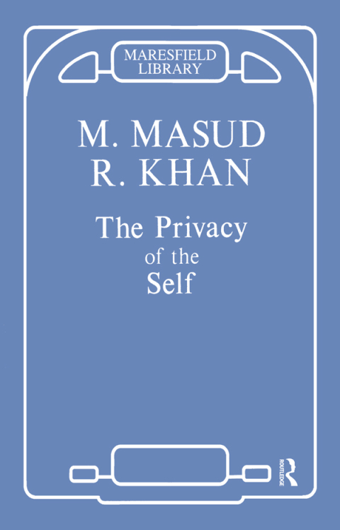 Cover image for book The Privacy of the Self