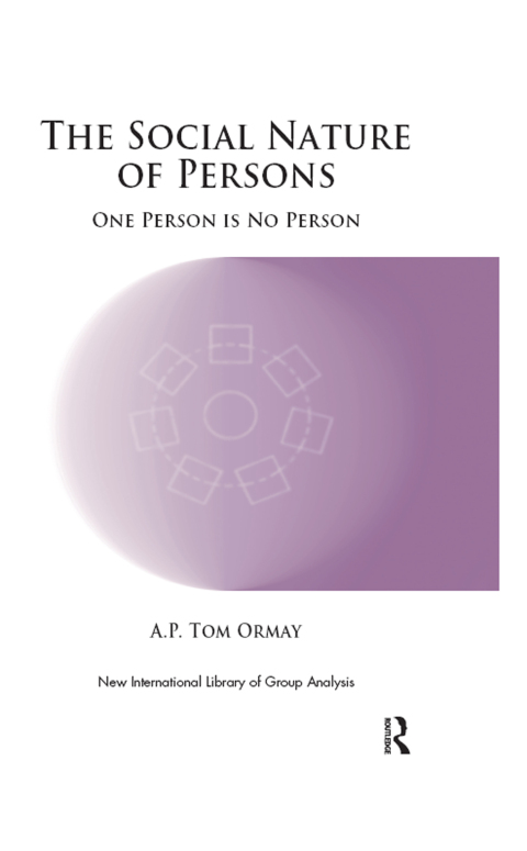 Cover image for book The Social Nature of Persons